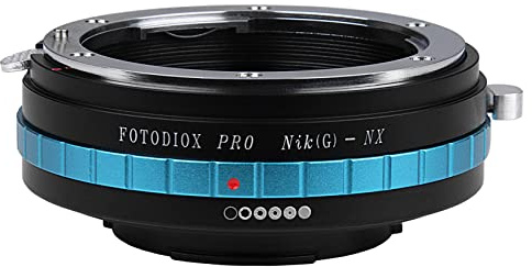 Fotodiox Pro objektivadapter, Samsung NX-monteringskameror, Nikon F G-Type