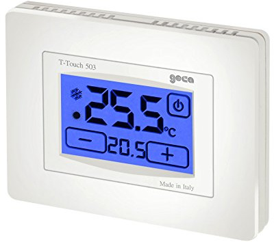 Termostato touchscreen a batterie T-Touch 503 BIANCO - GECA 35241753