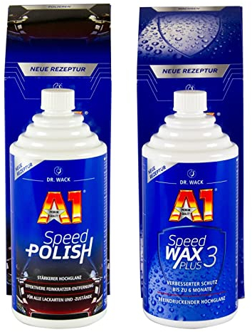 A1 DR. WACK Speed Polish Politur 250 ml Speed Wax Plus 3 Wachs 250 ml