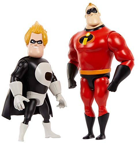 Mattel Disney Pixar Pack de Dos Figuras de Los Increibles GMD18, Multicolor