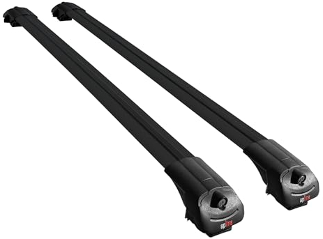 Apline Compatibile con Volkswagen T-ROC 2017-2025 Ace-1 Barre Tetto Portapacchi Auto Barre Portatutto Nero Alluminio 2 Barre