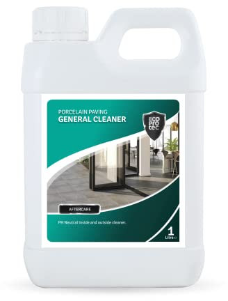 ECOPROTEC General Cleaner – Porcelain Paving & Stone | Gentle Ph-Neutral Cleaner | Everyday Floor Wash Eco/26/1 (1 Litre)
