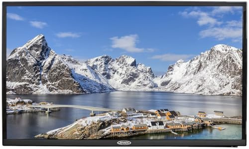 Jensen JE3223 32 TFT LED TV, Black; 110VAC; 50W; 1366x 768 Max Resolution; 2X HDMI Port; 1x USB; Wall Mountable; 190 Brightness; Earphone and Mini Audio Out; 178-degree Viewing Angle