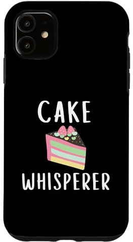 Coque pour iPhone 11 Cake Whisperer Gâteau de mariage amusant Meme Cake Pop Dessert Cake