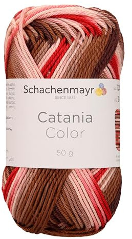 Schachenmayr Strickwolle Catania Color 50g aus Baumwolle Handarbeit Strickgarn Farbe 00236