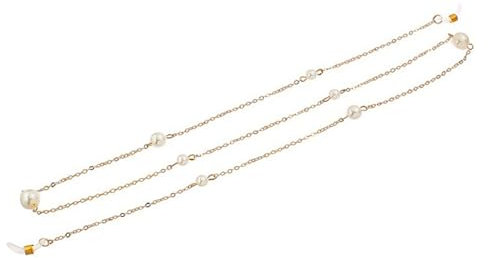 SAFIGLE Moderne Brillen Kette Aus Perlen Verstellbare Sonnenbrillen Halterung Elegante Brillen Zubehör Für Damen Und Herren Schutz Vor Verlust Und Beschädigung