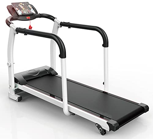 Multifunction Foldable Treadmill - Seniors Home Treadmill For Physical Exercise In Home/Office - Motorized With Handrail