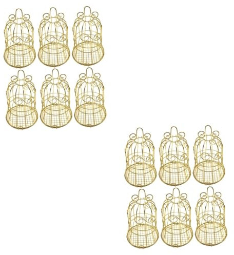 HAPINARY 12pièces Boîte à Bonbons Fer à Design Européen Cloche Ajourée Pour Mariage Et Fêtes Favorise Ambiance Festive Pour Et Friandises