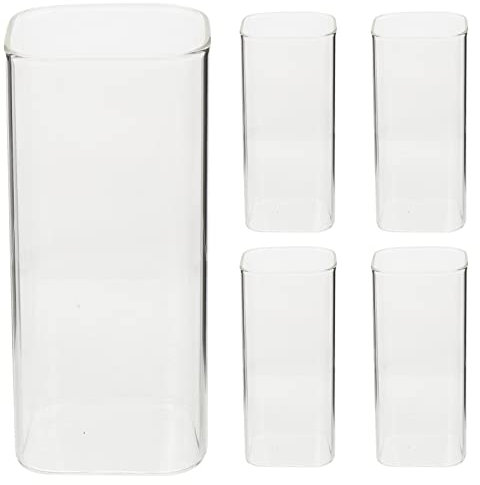 iplusmile 5pezzi Decorativi Vetro Borosilicato Per Cocktail e Bevande Resistente Al Calore e Sicuro Per Feste e Speciali