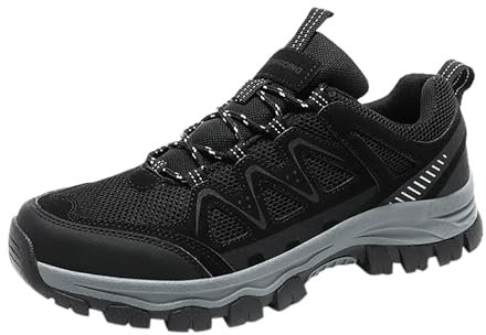 Scarpe Bici da Corsa Uomo Scarpe Uomo Eleganti Blu Stivaletto Scarpe Trekking Uomo Impermeabili estive Tennis Uomo Scarpe Scamosciate Uomo Spray impermeabilizzante Scarpe Pantofole Natale