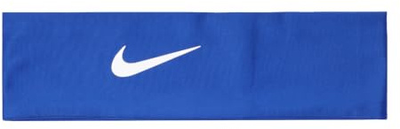 Nike Herren Dri-Fit Fury Classic Headband Stirnband Running Fitness Training Sport Haarband schweißableitend, Game Royal/White/White, One Size