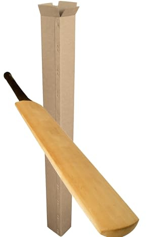 SelfHold Cricket Bat Box 950 x 130 x 100mm - STRONG Long Cardboard Mailing Shipping Boxes | Ideal For Safely Delivering Cricket Bat to Customers, Clubs, or Retailers (5)