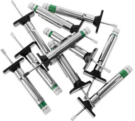 YOSADIER 10piezas Comprobador Profundidad Banda Rodadura Medición Material Duradero