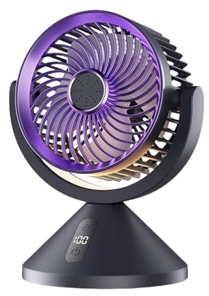 Ventilador Circulador de Aire Ventilador De Escritorio USB Recargable
