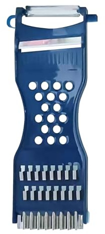 Sbucciaverdure da Cucina,Affettaverdure Manuale - Pelapatate con Impugnatura Ergonomica Antiscivolo per Aglio Cipolla Frutta