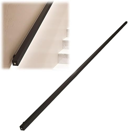 HynJGih KjoiDWz Indoor/Outdoor Handrail for Stairs, Stair Handrail with LED Lights, Wall Mount Staircase Handrail(2m)