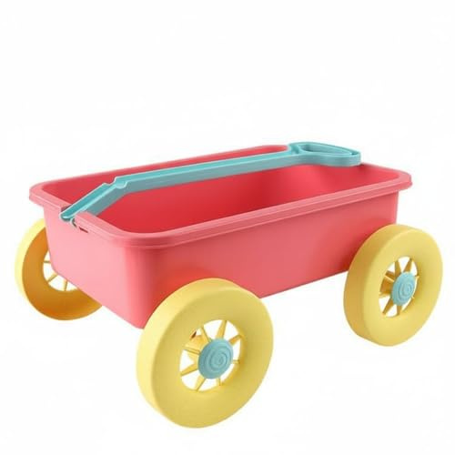 rockible Carrito Infantil Ligero Juguete con Ruedas Resistente Carrito Playa Plástico para Arenero