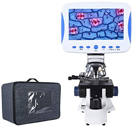 Microscope numérique, Microscope, Version de télévision LCD 7-in 2000X Zoom Numérique HD Coaxial Fine Réglage Laboratoire Biologique LED