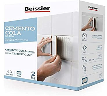 Ciment Beissier 70164-001 Gris 2 Kg