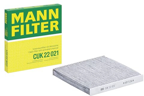 MANN-FILTER CUK 22 021 Filtro de aire de cabina - Filtro de Polen con Carbón activado - para Automóviles + Vehículos de transporte