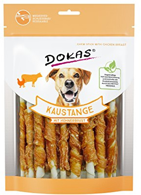 DOKAS Kaustange mit Hühnerbrust 200g | 9-er Pack | (Neue Verpackung)