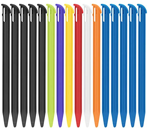 FNGWANGLI Stylets en plastique- 16 pièces Portable Touch Stylus Pen Set Only for Nintendo New 3DS XL et New 3DS LL-8Couleurs Disponibles