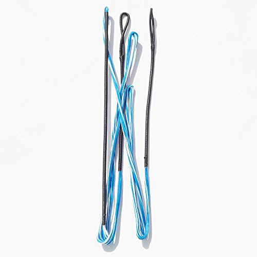 SHARROW Tir à l'arc Dacron Corde d'arc 48-70 Corde pour Le Longbow Traditionnel Arc Recourbé (Model 8, 168cm /16 Strands)