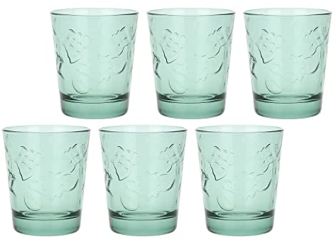 THUN - Set 6 Bicchieri in Vetro, Turchese