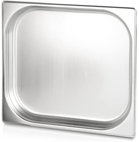 jokobela Récipient Gastronorm 2/3 40 mm en acier inoxydable de qualité supérieure (capacité de 3 L) - Dimensions : 353 x 325 x 40 mm - idéal pour chafing Dish ou bain Marie (épaisseur de 0,6 mm)