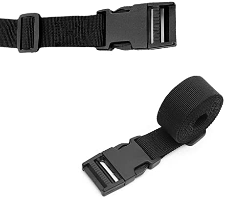 Jagowa Backpack Chest Strap Adjustable Outdoor Nylon Sternum Strap with Quick Release Buckle for Hiking Camping Tent Accessories (Black, Green)