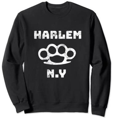 Harlem Brass Knuckles Gang Self Defense Love New York ny Sweatshirt