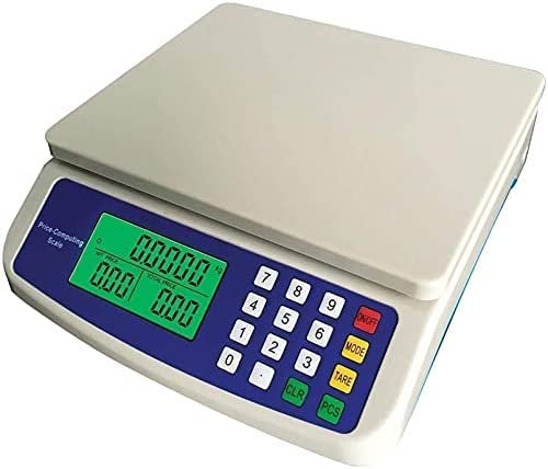 KRASS Balance De Cuisine Numérique LCD Balance De Précision Numérique Prix Électronique Balance D'ordinateur Balance Commerciale Balance Électronique, 30kg/1g,30kg/1g,Collector88