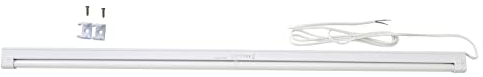 Provance Unterbauleuchte Lichtleiste ohne Stecker 8 Watt - 21 Watt 4000 Kelvin - 6500 Kelvin Länge 31 cm - 90 cm Küche Möbel Einbauleuchte (87cm 21 Watt 4000K ohne Schutzblende)