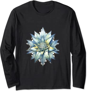 Agave Americana Century Plant Maguey American Aloe Succulent Long Sleeve T-Shirt