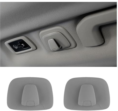 OFBAND 2PCS Roof Car Hooks,Car Hooks for Purses and Bags Compatible with Volvo XC40 XC60 XC90 S60 S90 V60 V90,Car Essentials Coat Hooks for Hanging Clothes Bags (Grey/2pcs)