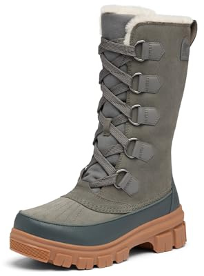 SOREL Women's Tivoli V Tall Waterproof Boot - Quarry, Grill - 8.5
