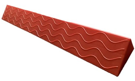 DILEER Rampe Rollstuhl Rampe für Staubsauger Roboter, 3cm bis 5cm, aus Kunststoff, rot