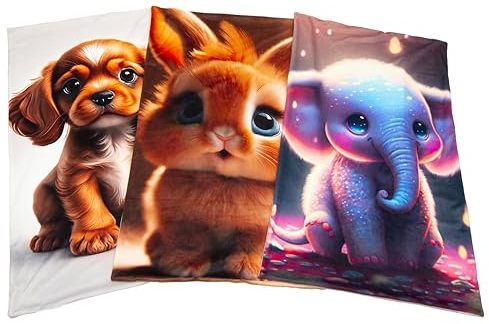 StoffTex Personalisierte doppelt Dicke, warme und weiche Babydecke für Mädchen und Jungen - 70 x 120 cm - EIN kuscheliges Geschenk zur Geburt