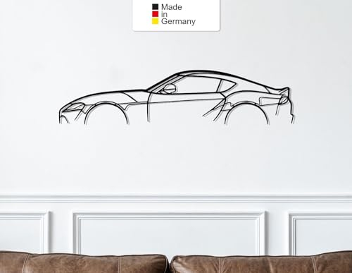 Supra Mk5 Classic, Metall Wandbild, Wanddeko, Auto Silhouette,Metal Car Wall Art (Größe: 137 cm (54))