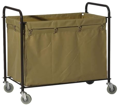 Home Hotel Reinigungswagen, Abnehmbares Leinen-Auto, Speicher-Handwagen, Raum Hygiene Reinigungsfahrzeug, HUHZHZ