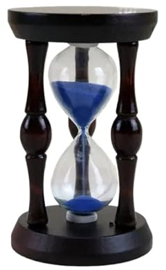 ZIHDKE Sanduhr 2 Stück antike Holz-Sanduhr, Retro-Sanduhr, Timer, Ornamente, Heimdekoration