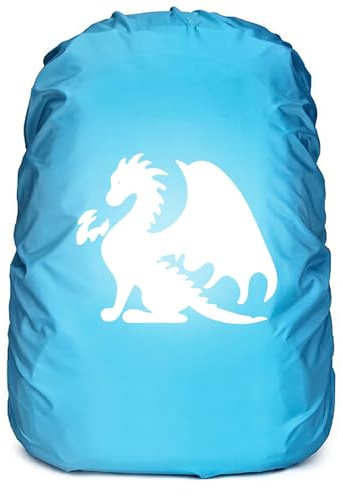 Jiahuade Funda Impermeable para Mochila,Funda Lluvia para Mochilas,Reflectante Funda Mochila Impermeable,Reflectante Protector de Lluvia para Senderismo,Camping,Turismo,Ciclism