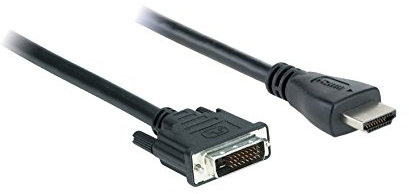 V7 V7E2HDMIDVID-02M V7 Cable HDMI DVI (m/m) HDMI/DVI-D Dual Link negro 2 m