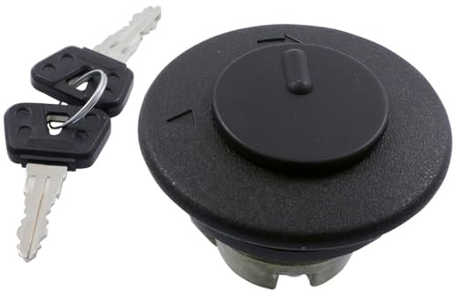 Tankdeckel abschließbar kompatibel mit KEEWAY RY8 50, Focus 50, F-ACT 50 | Ersetzt Referenznummern 88400BMBT000, 3KJ-24602-00; kompatibel mit Keeway F-ACT 125/150, Focus 125/150, Yamaha Jog R 50 (95)