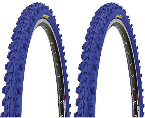 KENDA 2 x MTB Reifen farbige Fahrradreifen 26 Zoll 50-559 26 x 1.95 (BLAU)