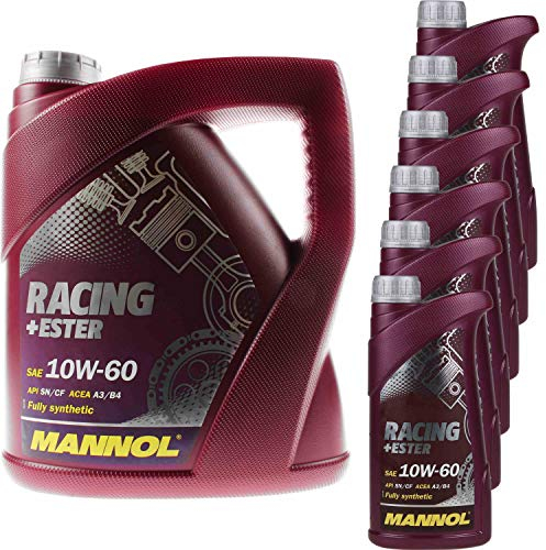 10 Liter Orignal MANNOL Motoröl SAE 10W-60 RACING+ESTER Engine Oil Öl 11191908