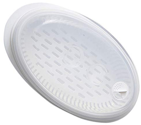 DOITOOL Pentole per Forno A Microonde Vaporiera per Pesce di capacità con Coperchi per Forno A Vapore per Microonde