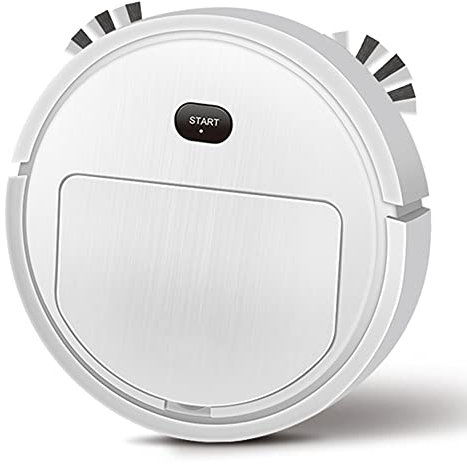 YARUMD Robots aspiradores2021 Robot Aspirumeation, 3 En 1 Vacuzamiento Y Trapeador Automático De Barrido, 1200PA Sensor De Succión Y Anti-Colisión Fuerte para Suelo Duro, Pein Y Alfombras,Blanco