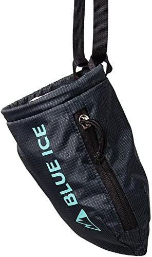 Blue Ice Sender Chalk Bag – Schwarz