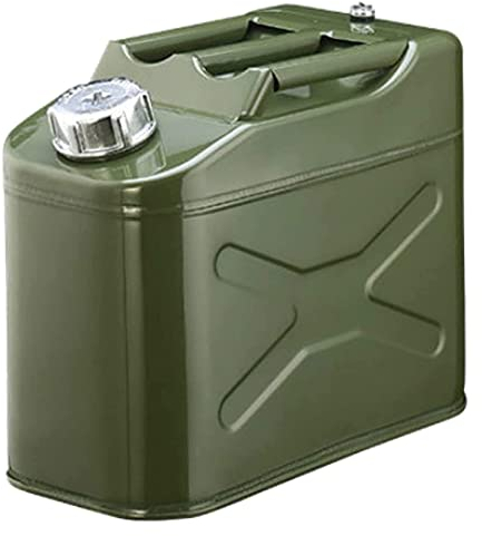 Jerrican Essence en métal Bidon Essence carburants Bidons d'essence avec Bec Universel, bidons de Carburant en métal Jerrycan for Le Stockage de Carburant/Essence/Diesel/pétrole fûts d'essence